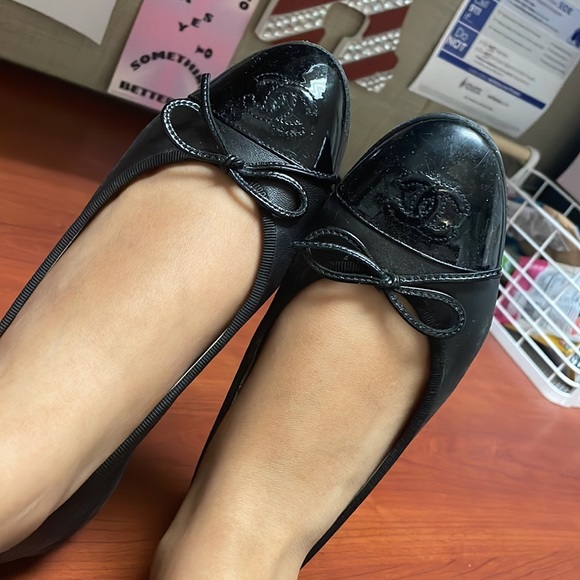 SOLD❌Chanel Black Ballet Flats - Picture 15 of 15